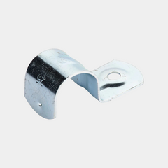Conduit Mounting Saddle - Half, Galvanized Steel, 25mm